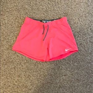 Pink women’s Nike shorts size small